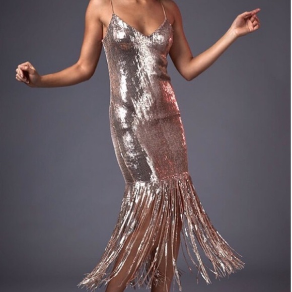 NWT- Rose gold sequin party dress - Picture 1 of 3